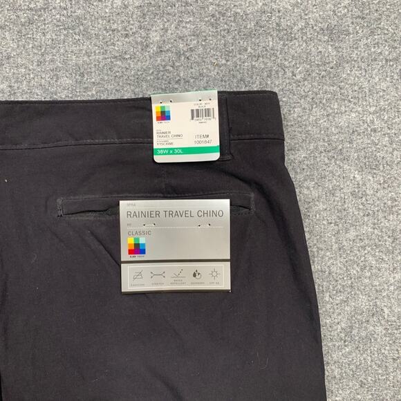 Unionbay Pants Mens 38 Black UB Tech Classic Fit Rainier Lightweight Stretch - Picture 10 of 12
